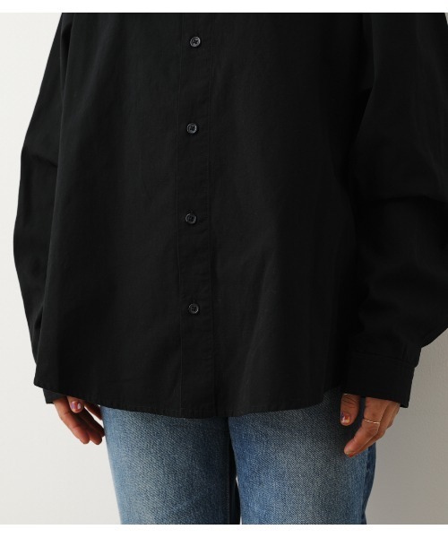 RODEO CROWNS WIDE BOWL（ロデオクラウンズワイドボウル）の「RCSビッグカラーブラウス（シャツ/ブラウス・レディース・ブラック/オフホワイト・FREE）」の15枚目の写真