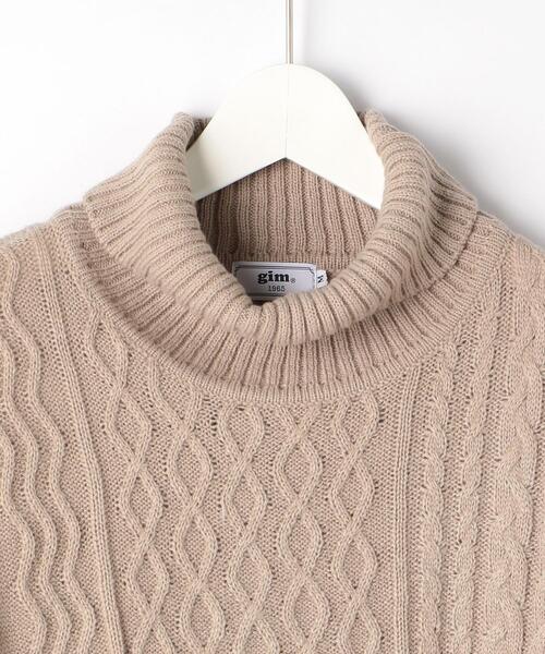 green label relaxing（グリーンレーベルリラクシング）の「バルキー タートルネック ニット（ニット/セーター・メンズ・オフホワイト/ブラック/ベージュ・XL/M/L/S）」の19枚目の写真