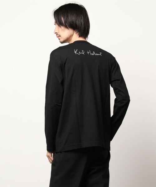 KARL HELMUT（カールヘルム）の「ロゴプリントカットソー（Tシャツ/カットソー・メンズ・ブラック/ネイビー/レッド/トップグレー・MEDIUM/LARGE）」の12枚目の写真
