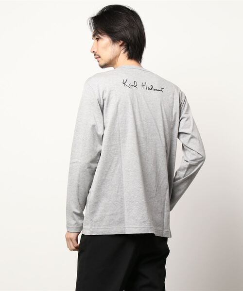 KARL HELMUT（カールヘルム）の「ロゴプリントカットソー（Tシャツ/カットソー・メンズ・ブラック/ネイビー/レッド/トップグレー・MEDIUM/LARGE）」の9枚目の写真