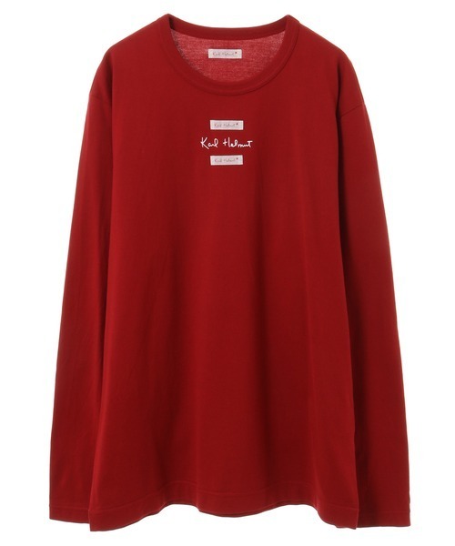KARL HELMUT（カールヘルム）の「ロゴプリントカットソー（Tシャツ/カットソー・メンズ・ブラック/ネイビー/レッド/トップグレー・MEDIUM/LARGE）」の2枚目の写真