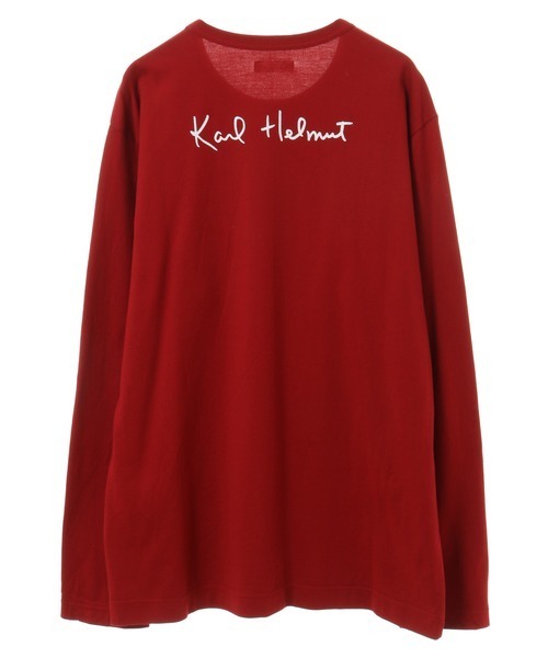 KARL HELMUT（カールヘルム）の「ロゴプリントカットソー（Tシャツ/カットソー・メンズ・ブラック/ネイビー/レッド/トップグレー・MEDIUM/LARGE）」の13枚目の写真
