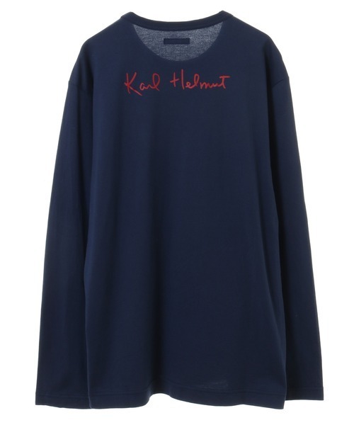 KARL HELMUT（カールヘルム）の「ロゴプリントカットソー（Tシャツ/カットソー・メンズ・ブラック/ネイビー/レッド/トップグレー・MEDIUM/LARGE）」の8枚目の写真