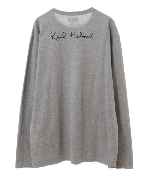 KARL HELMUT（カールヘルム）の「ロゴプリントカットソー（Tシャツ/カットソー・メンズ・ブラック/ネイビー/レッド/トップグレー・MEDIUM/LARGE）」の11枚目の写真