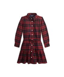POLO RALPH LAUREN CHILDRENSWEAR（ポロ ラルフ ローレン チルドレンズウェア）の「プラッド コットン ツイル シャツドレス（ワンピース・キッズ）」