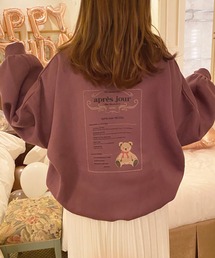 apres jour | 【4周年記念アイテム】アプレジュールくまスウェット【ZOZOTOWN限定アイテム】(スウェット)