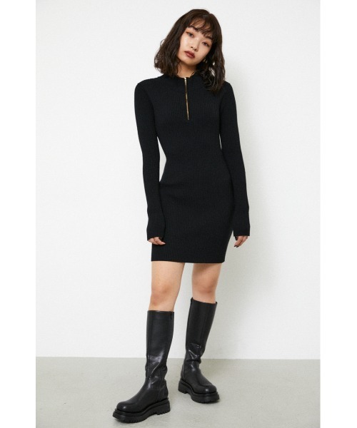 LAGUA GEM(ラグアジェム)の「HALF ZIP TIGHT M/OP(ワンピース LAGUA GEM(ラグアジェム)の「HALF ZIP TIGHT M/OP(ワンピース