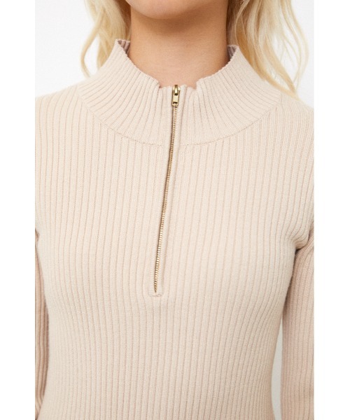 LAGUA GEM（ラグアジェム）の「HALF ZIP TIGHT M/OP（ワンピース