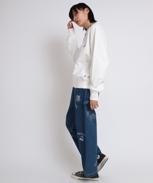 RNA(アールエヌエー)の「M1806 パラダイスカラーSWEAT(スウェット・レディース・ホワイト/クリアグリーン/ラベンダー・MEDIUM)」の11枚目の写真