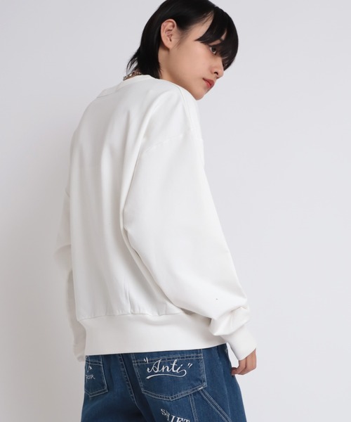 RNA(アールエヌエー)の「M1806 パラダイスカラーSWEAT(スウェット・レディース・ホワイト/クリアグリーン/ラベンダー・MEDIUM)」の9枚目の写真