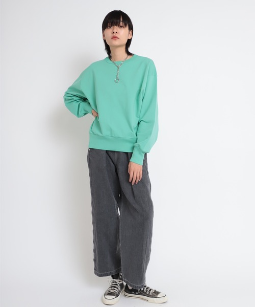 RNA(アールエヌエー)の「M1806 パラダイスカラーSWEAT(スウェット・レディース・ホワイト/クリアグリーン/ラベンダー・MEDIUM)」の16枚目の写真