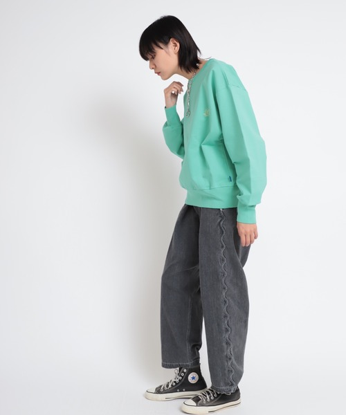 RNA(アールエヌエー)の「M1806 パラダイスカラーSWEAT(スウェット・レディース・ホワイト/クリアグリーン/ラベンダー・MEDIUM)」の17枚目の写真