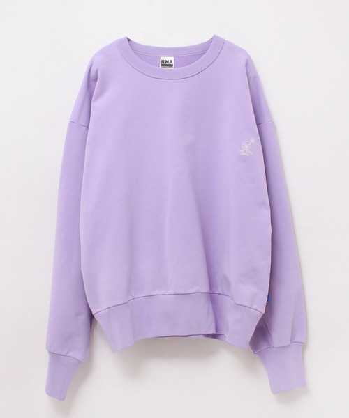 RNA(アールエヌエー)の「M1806 パラダイスカラーSWEAT(スウェット・レディース・ホワイト/クリアグリーン/ラベンダー・MEDIUM)」の5枚目の写真