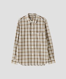 MARGARET HOWELL コットンシャツ　チェック MARGARET HOWELL｜COTTON LINEN CHECK SHIRT | Rakuten Fashion