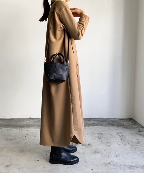 favori（ファヴォリ）の「EM:fovori　メッシュ編み　ミニ　2WAY　ショルダー　軽量（ショルダーバッグ・レディース・ブラック/ライトグリーン/アイボリー/モカ/ライラック/マスタード/グリーン/シルバー・FREE）」の18枚目の写真