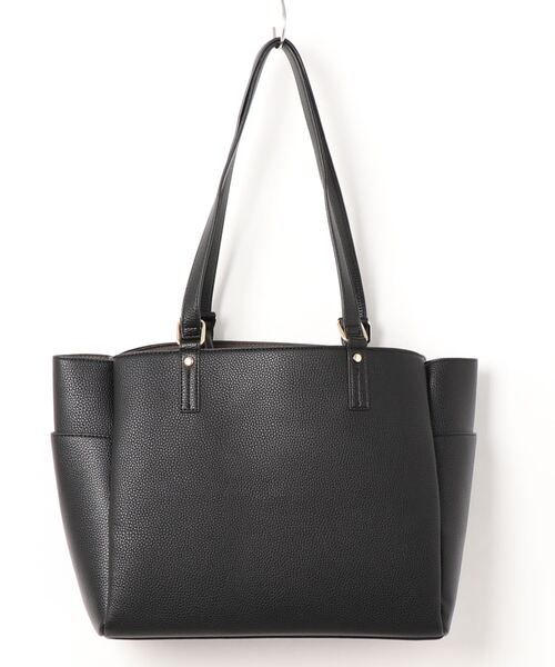 NATURAL BEAUTY BASIC（ナチュラルビューティーベーシック）の「ライトウエイト２ＷＡＹハンドルトート（トートバッグ・レディース・オフホワイト/ベージュ/ブラック・ﾌﾘ-）」の4枚目の写真