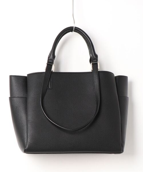 NATURAL BEAUTY BASIC（ナチュラルビューティーベーシック）の「ライトウエイト２ＷＡＹハンドルトート（トートバッグ・レディース・オフホワイト/ベージュ/ブラック・ﾌﾘ-）」の6枚目の写真