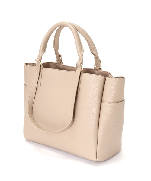 NATURAL BEAUTY BASIC（ナチュラルビューティーベーシック）の「ライトウエイト２ＷＡＹハンドルトート（トートバッグ・レディース・オフホワイト/ベージュ/ブラック・ﾌﾘ-）」の13枚目の写真