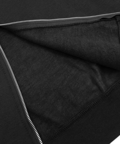 Figments（フィグメンツ）の「フロントジップスウェット（スウェット・レディース・ホワイト/ブラック・FREE）」の9枚目の写真