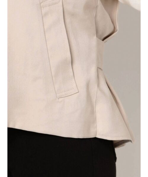 MERCURYDUO(マーキュリーデュオ)の「シアースリーブショートトレンチコート(トレンチコート・レディース・ベージュ・FREE)」の13枚目の写真