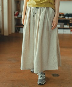 麻レーヨンワイドパンツ