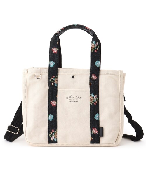 DRESKIP（ドレスキップ）の「◆整理整頓できちゃう仕切りトート（トートバッグ・レディース・グレー/ブラック系3/カーキ・00）」の2枚目の写真