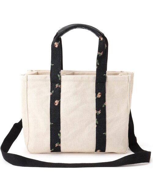 DRESKIP（ドレスキップ）の「◆整理整頓できちゃう仕切りトート（トートバッグ・レディース・グレー/ブラック系3/カーキ・00）」の9枚目の写真