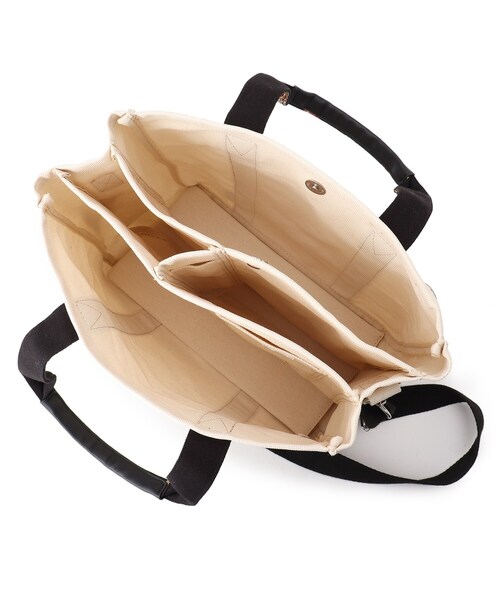 DRESKIP（ドレスキップ）の「◆整理整頓できちゃう仕切りトート（トートバッグ・レディース・グレー/ブラック系3/カーキ・00）」の11枚目の写真