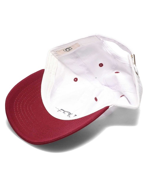 UGG（アグ）の「UGG@mos バイカラーロゴ CAP / アグ バイカラーロゴキャップ（キャップ・レディース・バーガンディー/ネイビー/グリーン・FREE）」の10枚目の写真