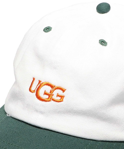 UGG（アグ）の「UGG@mos バイカラーロゴ CAP / アグ バイカラーロゴキャップ（キャップ・レディース・バーガンディー/ネイビー/グリーン・FREE）」の13枚目の写真