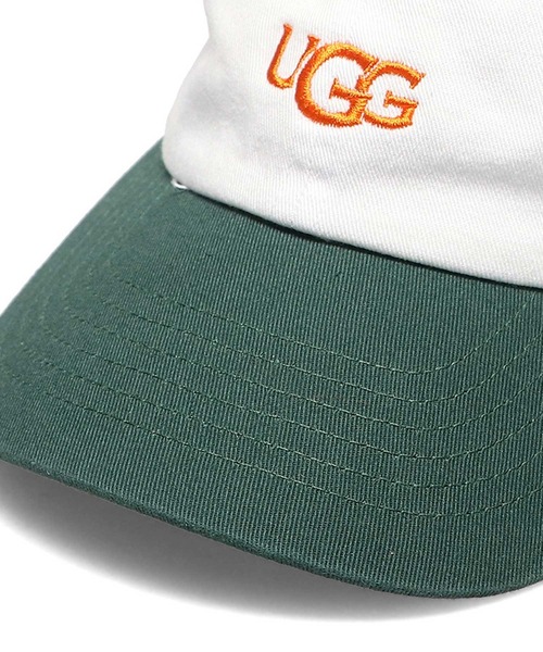 UGG（アグ）の「UGG@mos バイカラーロゴ CAP / アグ バイカラーロゴキャップ（キャップ・レディース・バーガンディー/ネイビー/グリーン・FREE）」の14枚目の写真