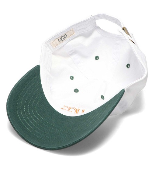 UGG（アグ）の「UGG@mos バイカラーロゴ CAP / アグ バイカラーロゴキャップ（キャップ・レディース・バーガンディー/ネイビー/グリーン・FREE）」の17枚目の写真