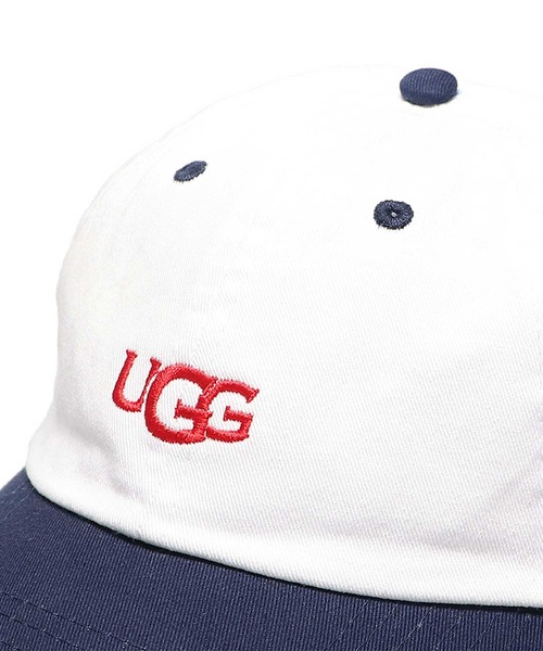 UGG（アグ）の「UGG@mos バイカラーロゴ CAP / アグ バイカラーロゴキャップ（キャップ・レディース・バーガンディー/ネイビー/グリーン・FREE）」の20枚目の写真