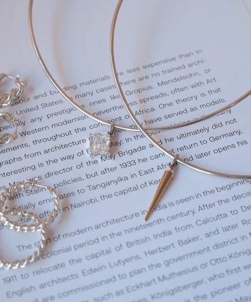 e.m.（イーエム）の「【ZOZOTOWN限定】ジルコニアチョーカー（チョーカー・レディース・シルバー・FREE）」の13枚目の写真