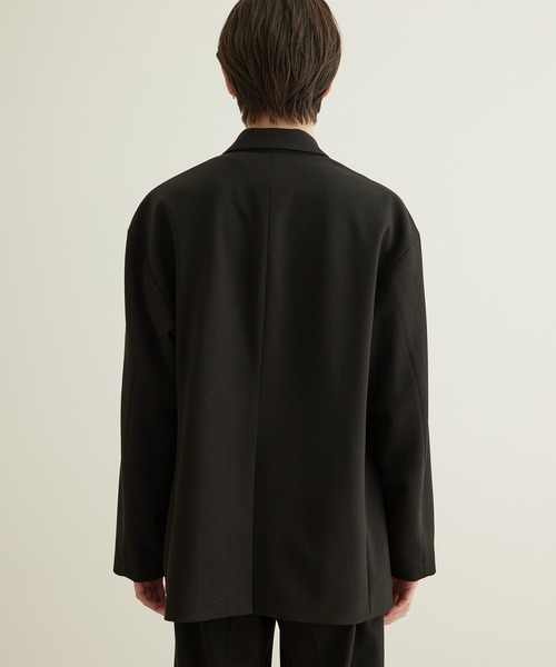 JUNRED（ジュンレッド）の「テクスチャーTRダブルルーズジャケット（テーラードジャケット・メンズ・ブラック/ベージュ/グリーン・S/M/L）」の12枚目の写真