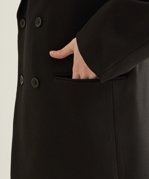 JUNRED（ジュンレッド）の「テクスチャーTRダブルルーズジャケット（テーラードジャケット・メンズ・ブラック/ベージュ/グリーン・S/M/L）」の8枚目の写真