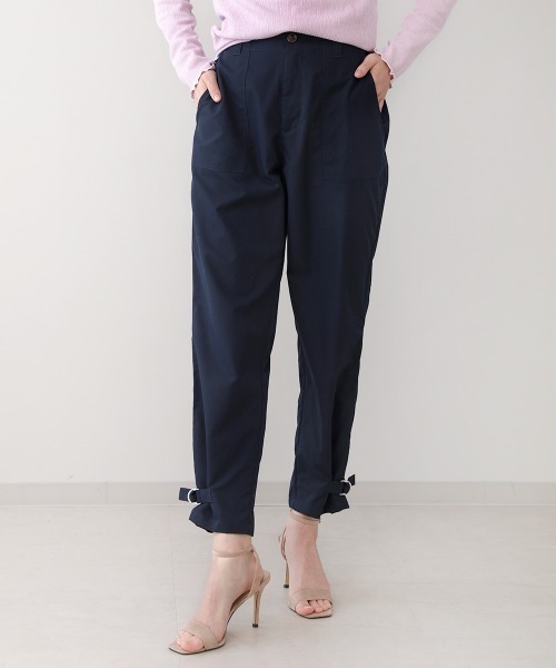 Bou Jeloud(ブージュルード)の「裾タブカーゴパンツ(カーゴパンツ・レディース・ネイビー/カーキ/ベージュ・38)」の9枚目の写真