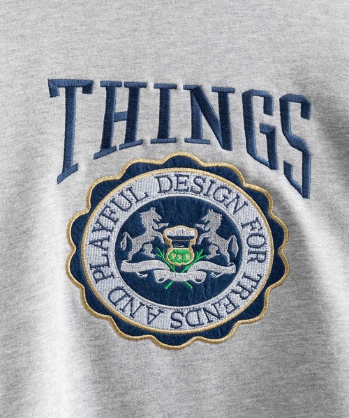 Ressaca（レサーカ）の「オーバーサイズ 刺繍 リンガースウェットトレーナー（スウェット・レディース・アッシュグレー/ブラック/グレー/グリーン・M/L）」の8枚目の写真