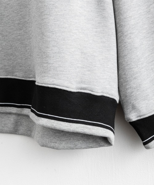 Ressaca（レサーカ）の「オーバーサイズ 刺繍 リンガースウェットトレーナー（スウェット・レディース・アッシュグレー/ブラック/グレー/グリーン・M/L）」の9枚目の写真