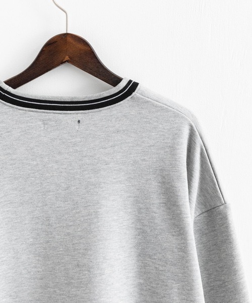 Ressaca（レサーカ）の「オーバーサイズ 刺繍 リンガースウェットトレーナー（スウェット・レディース・アッシュグレー/ブラック/グレー/グリーン・M/L）」の11枚目の写真