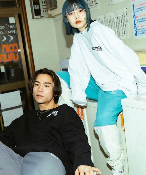 BAD BOY（バッドボーイ）の「BADBOY×サウナボーイ  サウナボーイCLUB ロンT（Tシャツ/カットソー・メンズ・ホワイト/ブラック・M/L）」の6枚目の写真