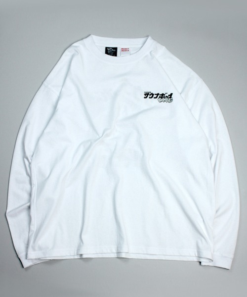 BAD BOY（バッドボーイ）の「BADBOY×サウナボーイ  サウナボーイCLUB ロンT（Tシャツ/カットソー・メンズ・ホワイト/ブラック・M/L）」の11枚目の写真