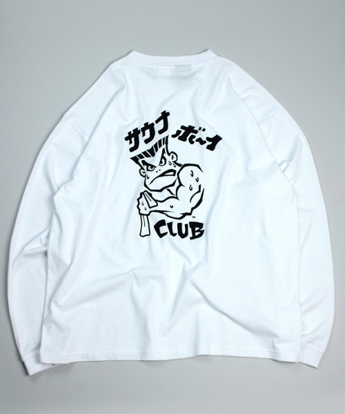 BAD BOY（バッドボーイ）の「BADBOY×サウナボーイ  サウナボーイCLUB ロンT（Tシャツ/カットソー・メンズ・ホワイト/ブラック・M/L）」の12枚目の写真