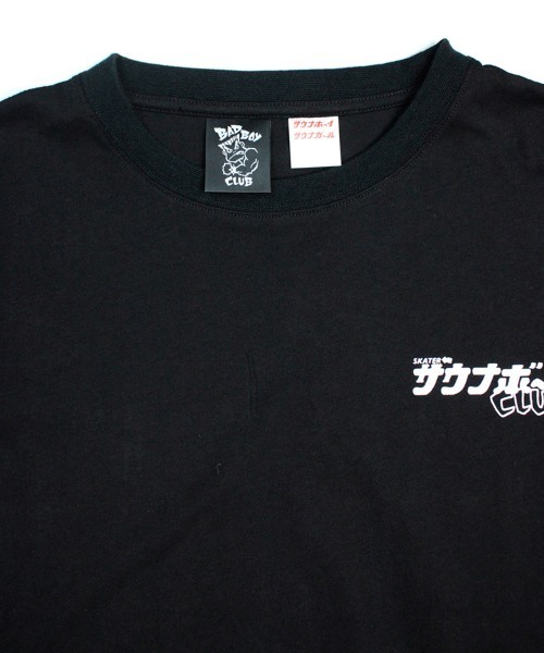 BAD BOY（バッドボーイ）の「BADBOY×サウナボーイ  サウナボーイCLUB ロンT（Tシャツ/カットソー・メンズ・ホワイト/ブラック・M/L）」の13枚目の写真