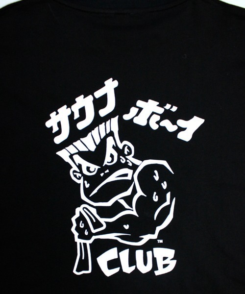BAD BOY（バッドボーイ）の「BADBOY×サウナボーイ  サウナボーイCLUB ロンT（Tシャツ/カットソー・メンズ・ホワイト/ブラック・M/L）」の14枚目の写真