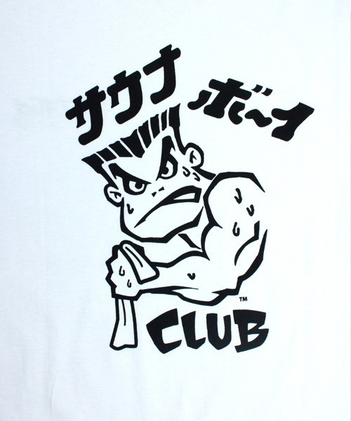 BAD BOY（バッドボーイ）の「BADBOY×サウナボーイ  サウナボーイCLUB ロンT（Tシャツ/カットソー・メンズ・ホワイト/ブラック・M/L）」の15枚目の写真