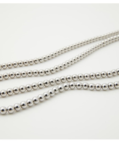 RODEO CROWNS WIDE BOWL（ロデオクラウンズワイドボウル）の「ロングボールチェーンネックレス（ネックレス・レディース・シルバー・FREE）」の4枚目の写真