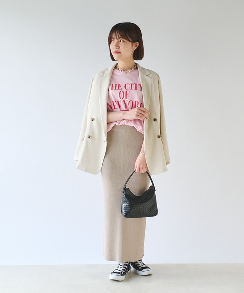 RIVE DROITE（リヴドロワ）の「リネンライクライトテーラードジャケット（テーラードジャケット・レディース・ベージュ/ネイビー/イエロー・FREE）」の17枚目の写真