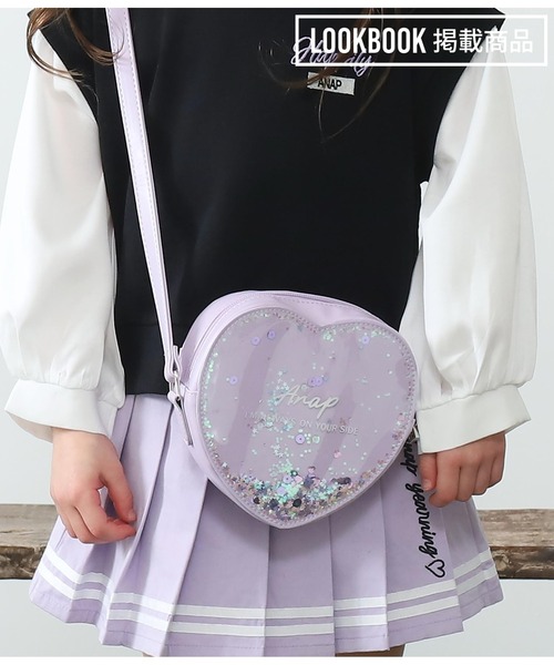 キラキラハートスパンコールバッグ ショルダーバッグ Anap Kids アナップキッズ のファッション通販 Zozotown