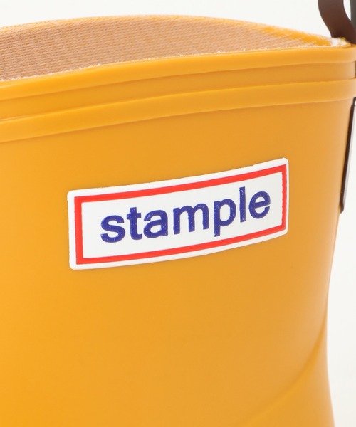 stample(スタンプル)の「stample スタンプル レインブーツ(レインシューズ・キッズ・レッド/マスタード/スカイブルー/ネイビー・14cm/15cm/16cm/17cm)」の7枚目の写真